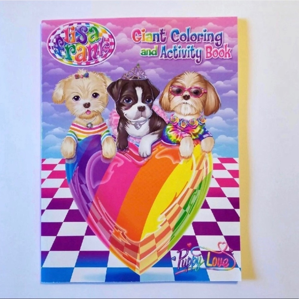 Lisa Frank coloring and activity book